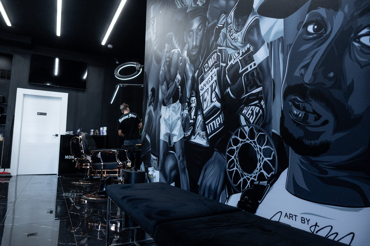 Montana fades barbershop interior